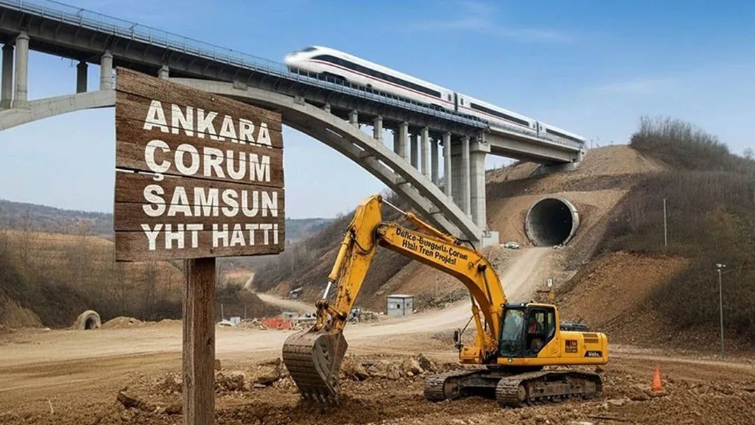 Delice-Çorum hızlı tren projesinde gelinen son durum belli oldu
