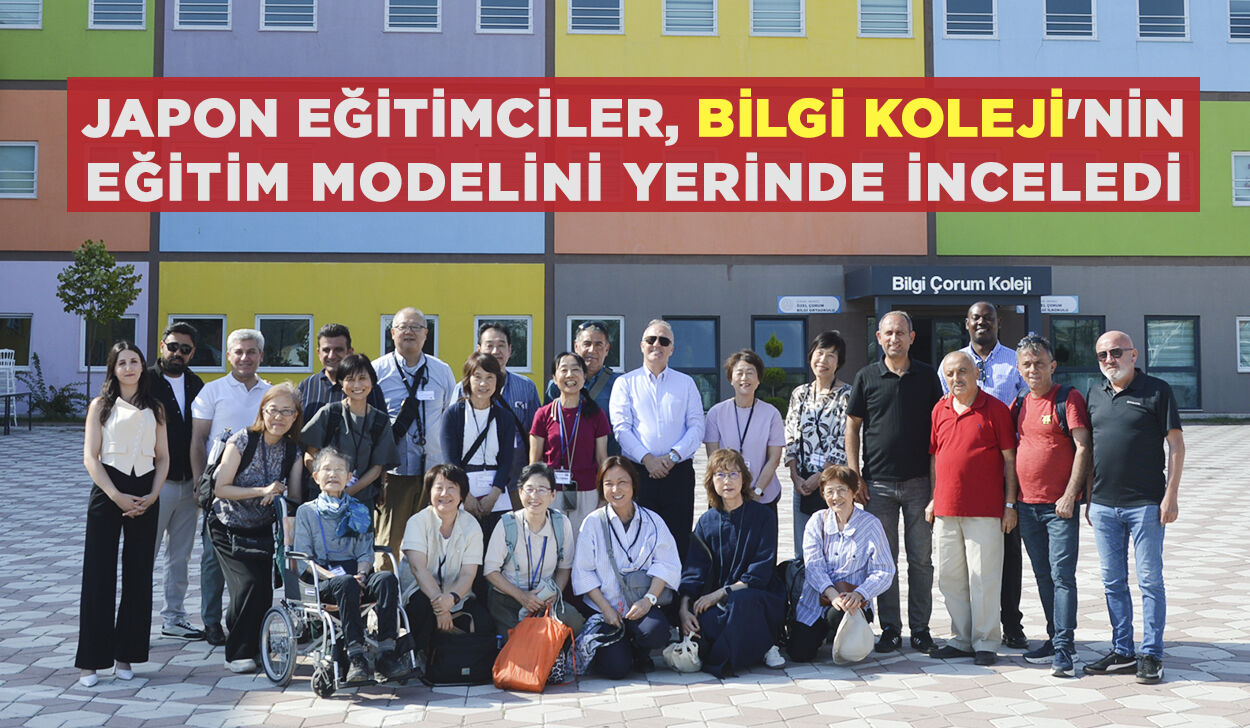 Japon eğitimciler, Bilgi Koleji’nin eğitim modelini yerinde inceledi