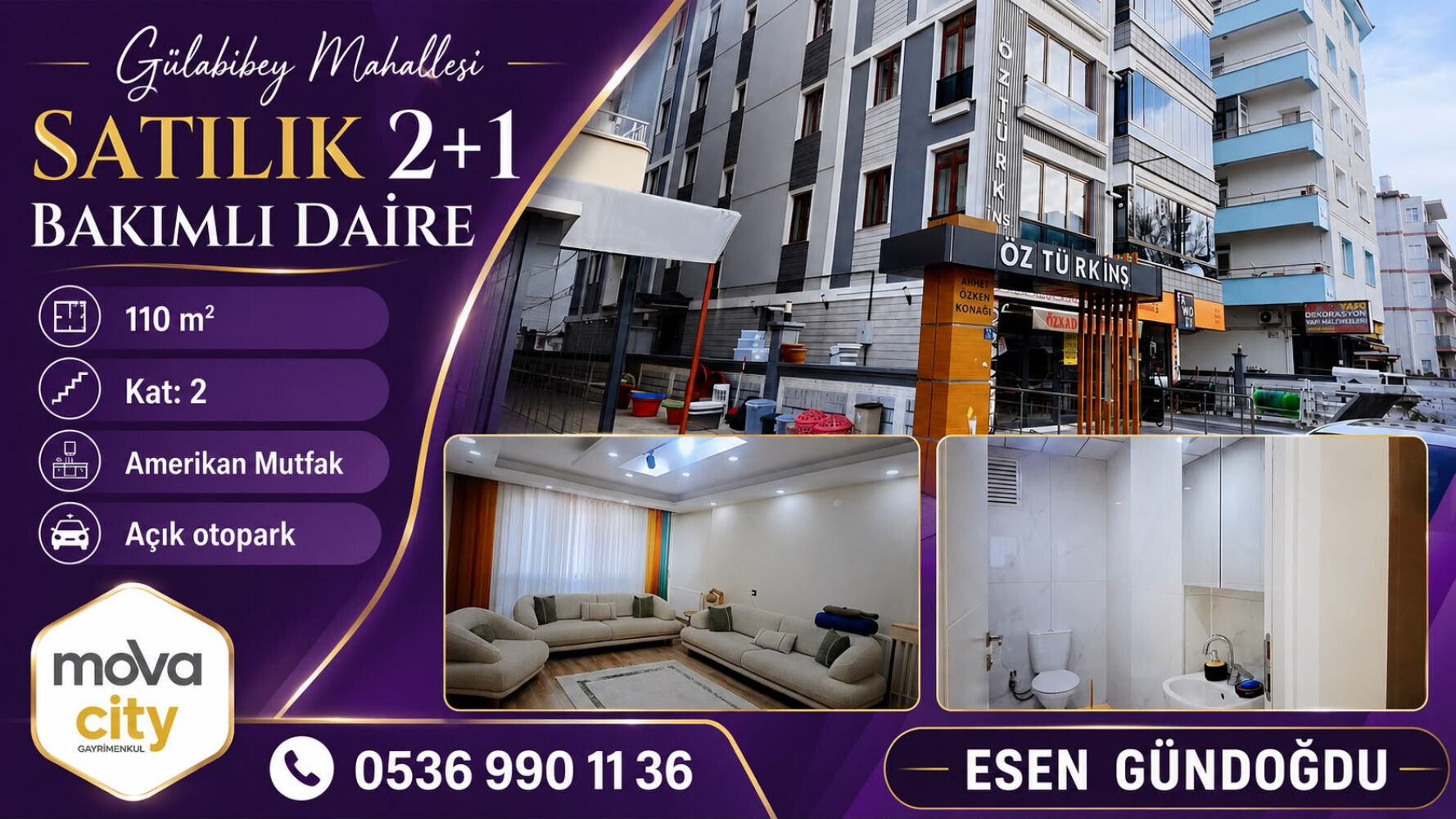 GÜVENLİ TİCARETİN ADRESİ, MOVA CİTY GAYRİMENKUL