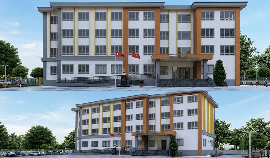 Çorum'da yıkılan tarihi okul böyle olacak
