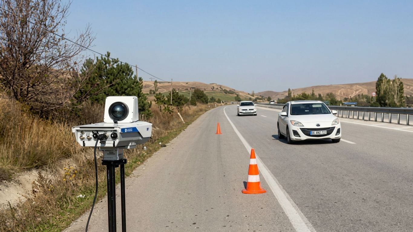 Çorum'un bu ilçesinde radar uygulaması başladı