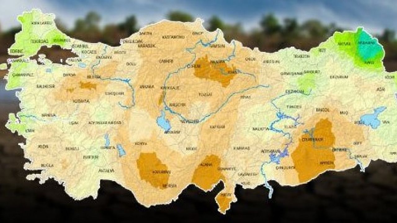 En düşük yağış Çorum’da gerçekleşti