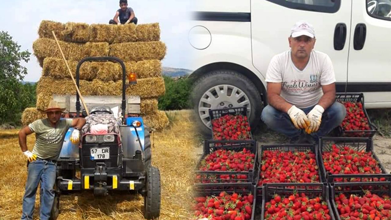 Dodurgalı çiftçinin azmi
