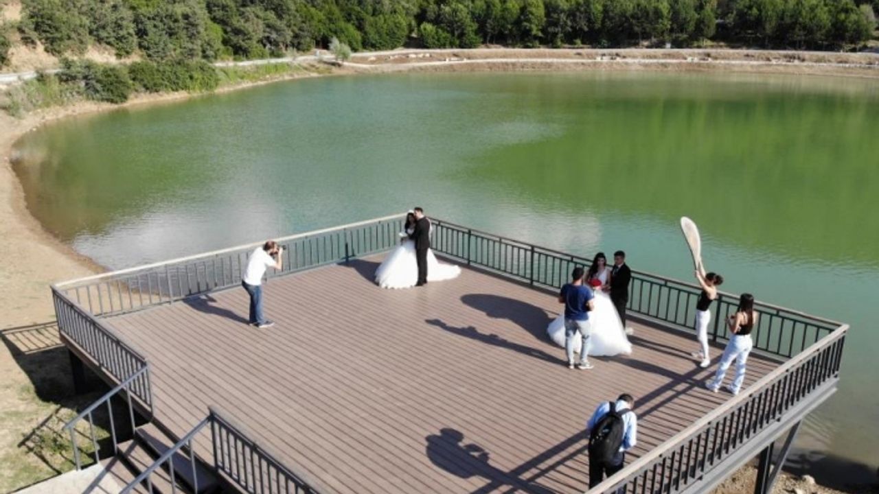 Düğün fotoğrafı çektirmek isteyenler için harika manzara