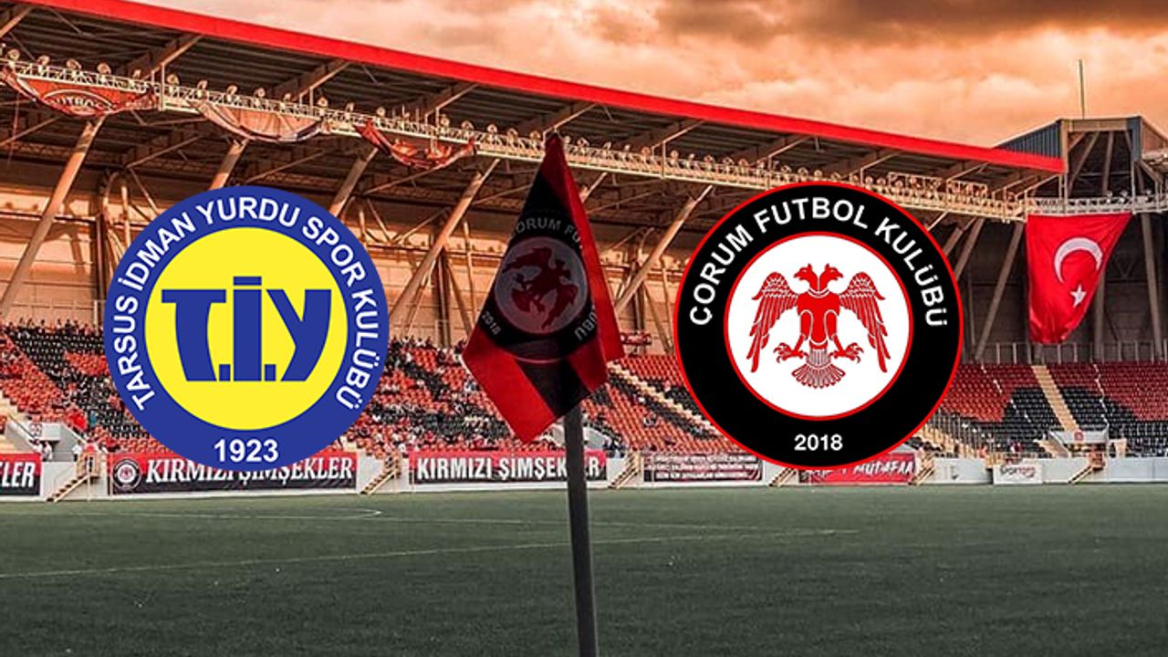 Tarsus İdman Yurdu:1-Çorum FK:1 ⚽
