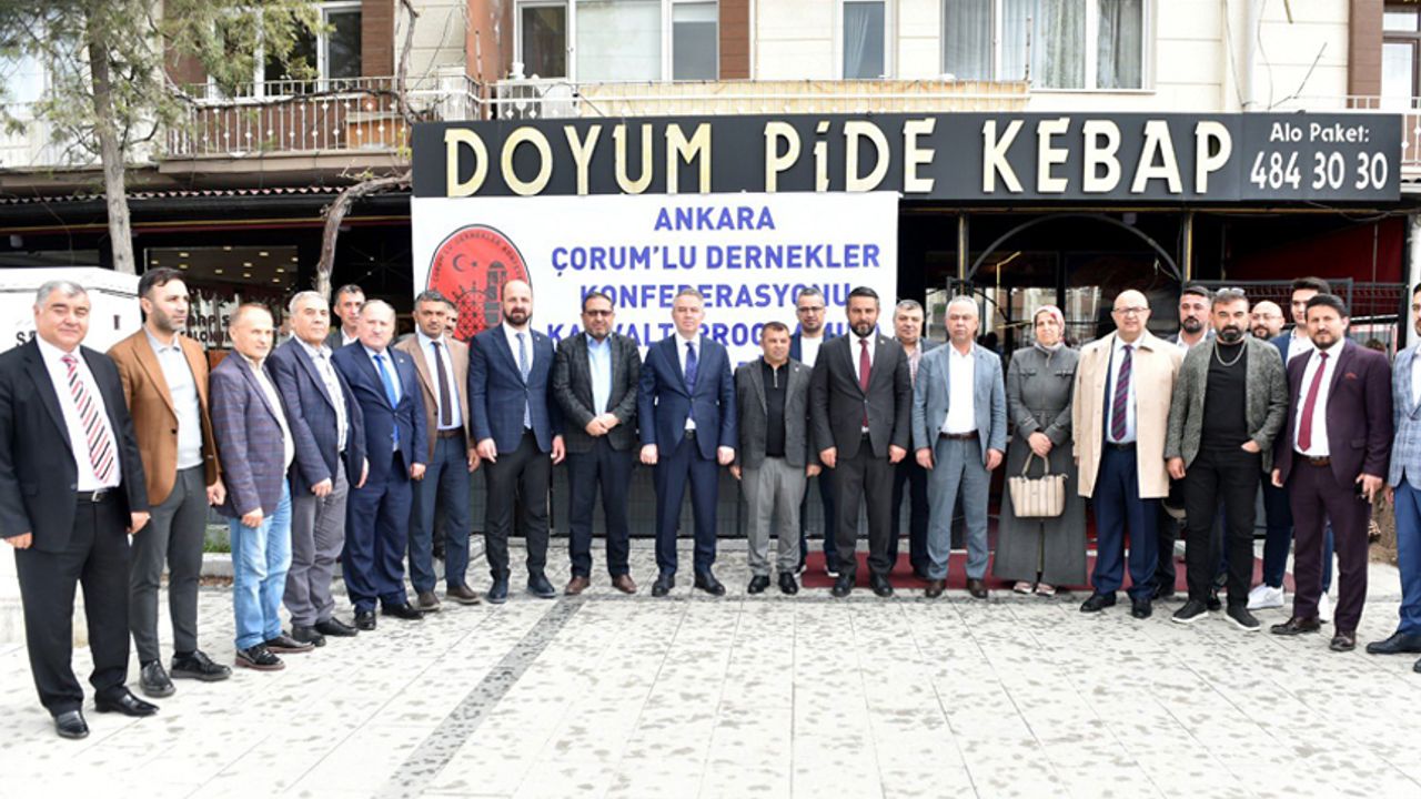 Çorumlular Ankara’da Murat Alparslan’ı destekleme kararı aldı
