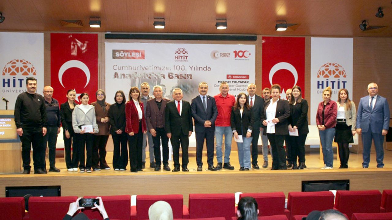 HİTÜ'de Anadolu'da Basın söyleşisi