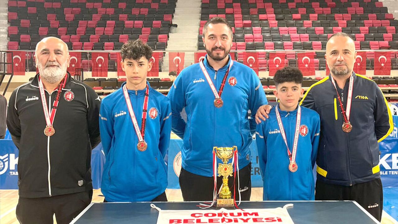 Çorum Belediyespor üçüncü Gençlikspor dördüncü oldu