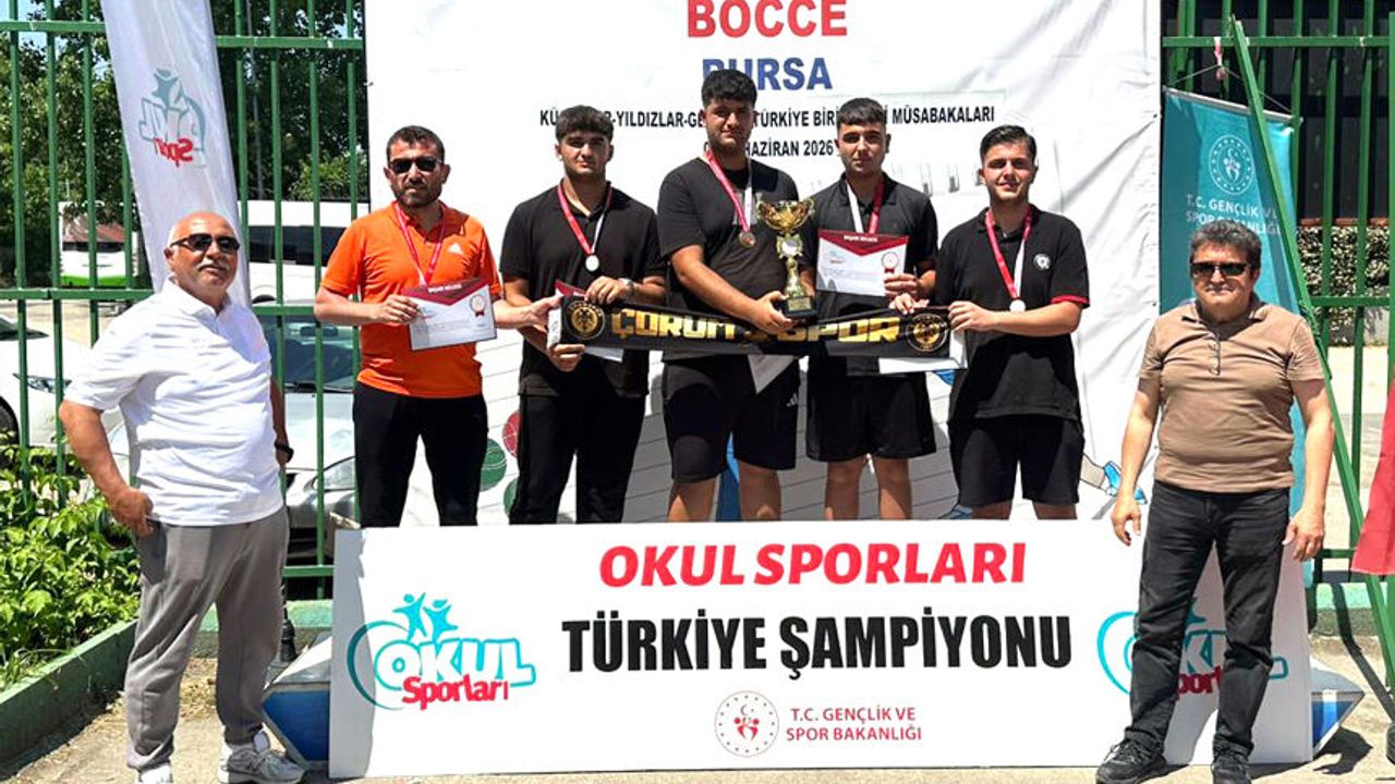 Cumhuriyet Anadolu Lisesi Bocce’de Türkiye şampiyonu