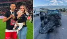 Çorum FK'lı futbolcu ailesiyle birlikte kaza yaptı