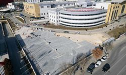 Hastane bahçesine yeni otopark alanı