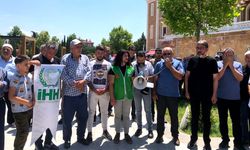Çorum'da Urumçi olayları protesto edildi