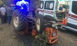 Çorum'da traktör kazası; Abla öldü, kardeşi yaralandı