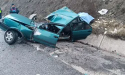 Komşu ilde feci kaza: 2 ölü, 1 yaralı