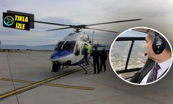Çorum-Amasya karayolunda helikopter destekli denetim