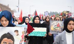 Çorum'da Filistin’e destek için “Sessiz Yürüyüş” gerçekleştirildi