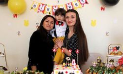 Minik Ayaz 4 yıl sonra ilk kez doğum gününü kutladı