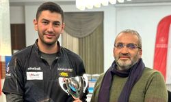 Çorum'daki bilardo şampiyonasının kazananı Mustafa Alnar oldu