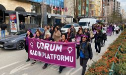 Çorum Kadın Platformu'ndan 8 Mart yürüyüşü