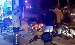 Polis aracıyla çarpışan motosiklet sürücüsü yaralandı
