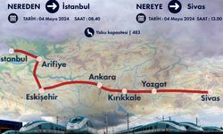 Sivas-İstanbul hızlı tren aktarmasız seferleri 4 Mayıs'ta başlıyor