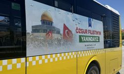 Çorum Belediyesi'nden, Filistin'e destek mesajı