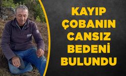 Kayıp çobanın cansız bedeni bulundu