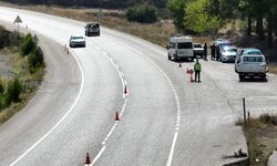 Çorum'un bu ilçesinde drone  destekli  trafik denetimi yapıldı