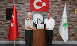 Tümgeneral Ağırcan'dan Dere'ye ziyaret