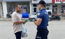 Kargı'da polis bağımlılıkla mücadele kapsamında vatandaşlar bilgilendirildi