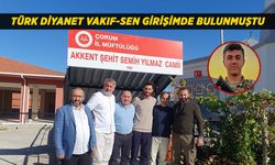 Şehidimizin ismi, babasının görev yaptığı camiye verildi