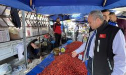 Pazar denetimine başkan yardımcısı da katıldı