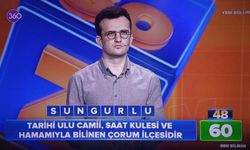 Ünlü yarışma programında 'Çorum' sorusu