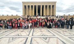 Anaokulu öğrencilerinden Anıtkabir’e ziyaret