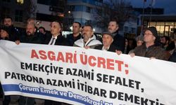 Asgari ücreti protesto ettiler