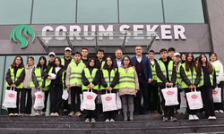 Safi Çorum Şeker Fabrikası öğrencileri misafir etti