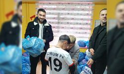 Çorum FK'lı futbolculardan alkışlanacak hareket