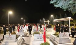 Şehit aileleri yeni yıla Şehitlik'te girdi