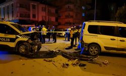 Polis aracının da karıştığı zincirleme kaza: 2 polis yaralı