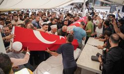 Yangın şehitlerine son veda