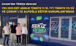 YKS 2025 Eşit Ağırlık Türkiye 11.’si, TYT Türkiye 113.’sü  ve Çorum 1.’si Alpoğlu Eğitim Kurumları’ndan