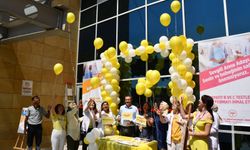 Sarı balonlarla Hepatit’e dikkat çektiler
