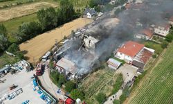Fabrika yangını kontrol altına alındı