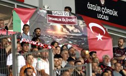 Taraftarların GAZZE duyarlılığı