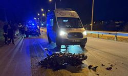 Motosiklet sürücüsü kazada can verdi