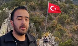 1100 metre rakımlı tepeye Türk bayrağı dikti