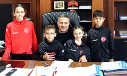 Demirkıran ‘Milli’ sporcuları kabul etti