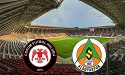 Çorum FK-Alanya maçının günü ve saati belli oldu