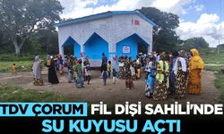 Çorum Diyanet Afrika ülkesinde su kuyusu açtı