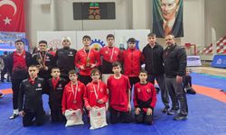 Çorumlu güreşçilerden 7 madalya